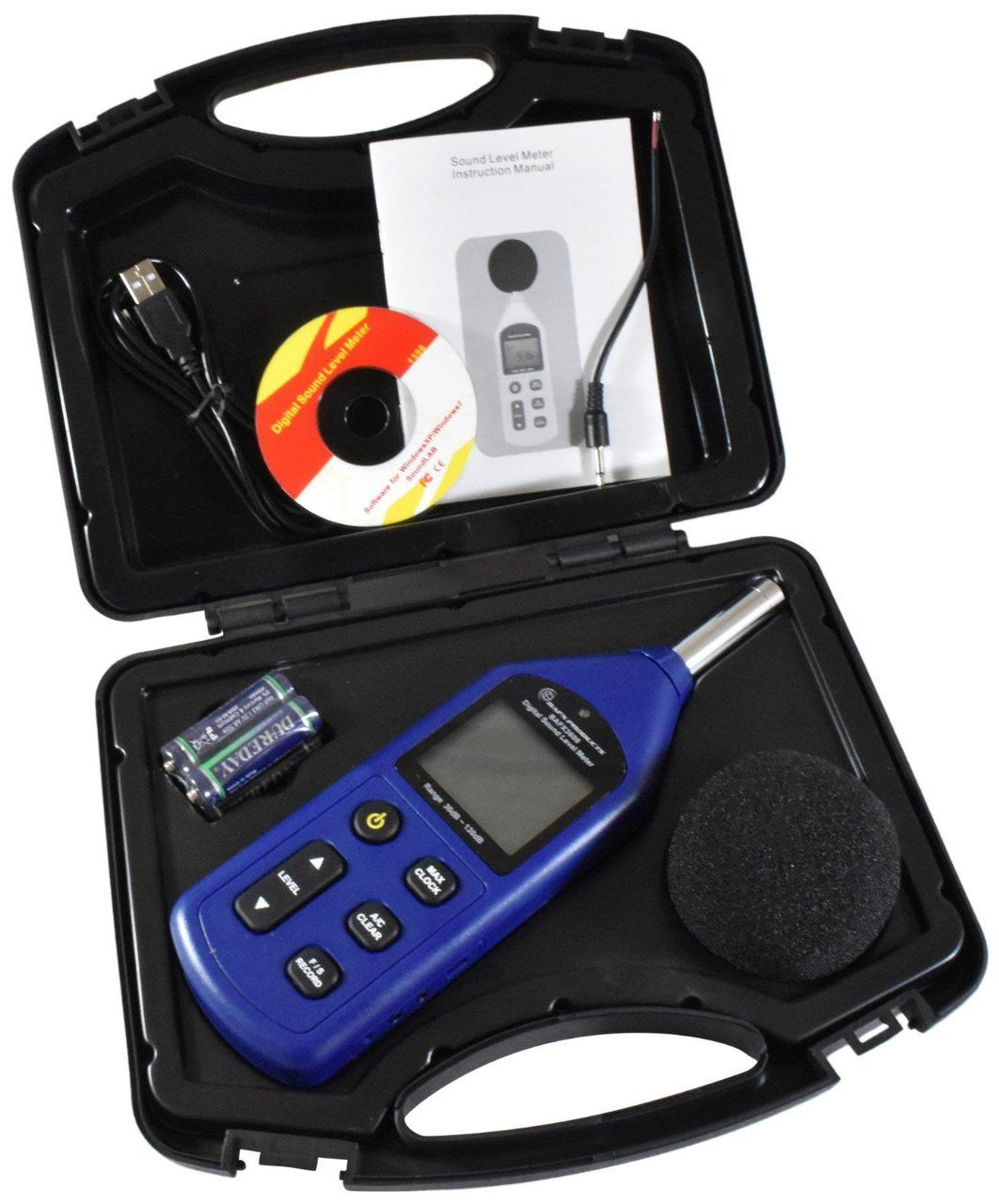 BAFX Products® - Decibel Meter / Sound Level Reader - W/ Battery! (Advanced Sound Meter)