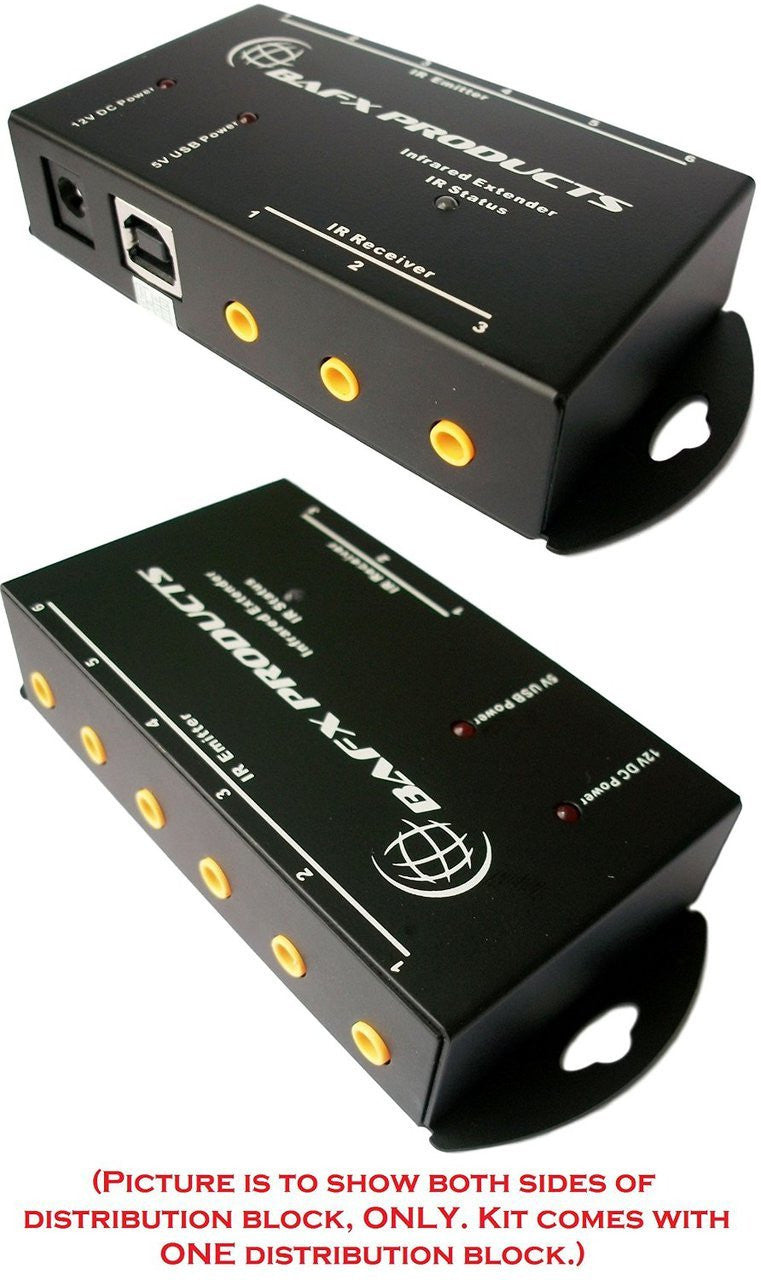 BAFX™ IR Repeater - Remote control extender Kit - Operate 1 to 8 devices! OR more!