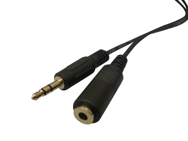 BAFX™ - Shielded - Headphone Stereo Audio Extension - 3.5mm Jack - (M/F) Male to Female - Nickel Plated
