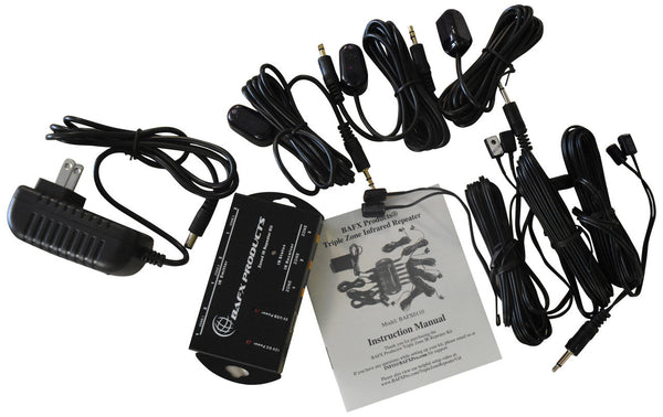 BAFX Products® - Triple Zone IR Repeater / Remote Control Extender
